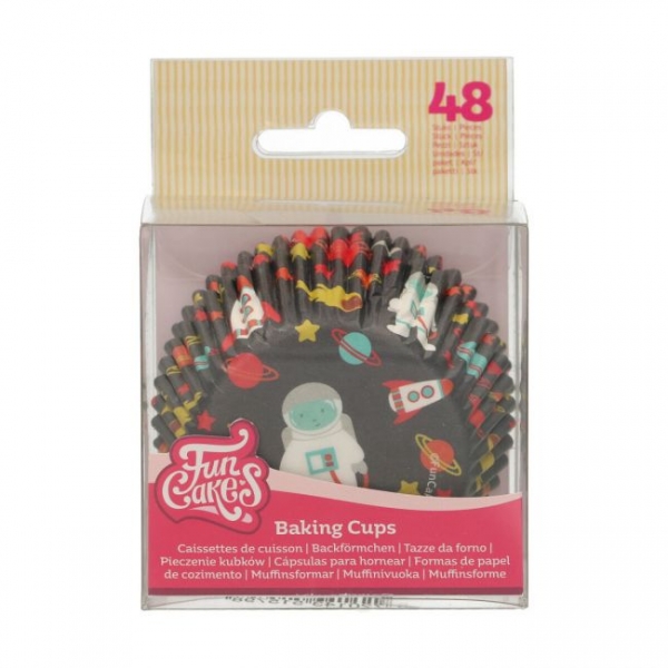 Cupcake Baking Cases - Space